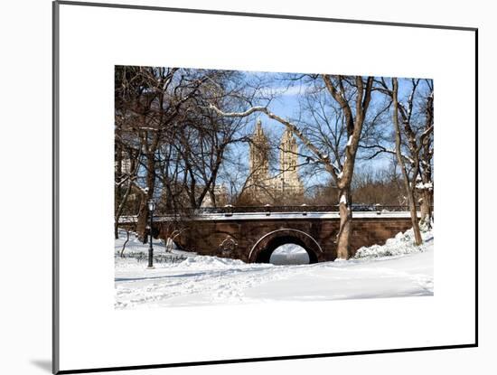Winter Snow in Central Park-Philippe Hugonnard-Mounted Art Print