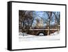 Winter Snow in Central Park-Philippe Hugonnard-Framed Stretched Canvas