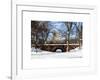 Winter Snow in Central Park-Philippe Hugonnard-Framed Art Print