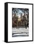 Winter Snow in Central Park-Philippe Hugonnard-Framed Stretched Canvas