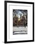 Winter Snow in Central Park-Philippe Hugonnard-Framed Art Print