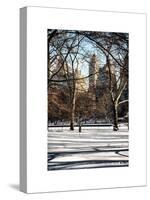 Winter Snow in Central Park-Philippe Hugonnard-Stretched Canvas