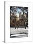 Winter Snow in Central Park-Philippe Hugonnard-Stretched Canvas