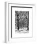 Winter Snow in Central Park-Philippe Hugonnard-Framed Art Print