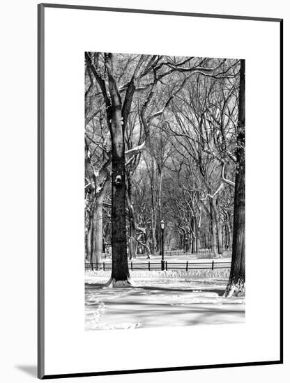 Winter Snow in Central Park-Philippe Hugonnard-Mounted Art Print