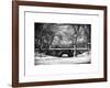 Winter Snow in Central Park-Philippe Hugonnard-Framed Art Print