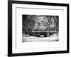 Winter Snow in Central Park-Philippe Hugonnard-Framed Art Print