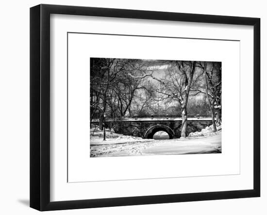 Winter Snow in Central Park-Philippe Hugonnard-Framed Art Print