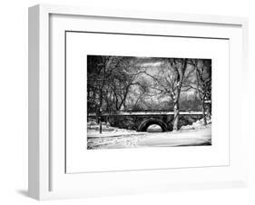 Winter Snow in Central Park-Philippe Hugonnard-Framed Art Print