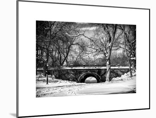 Winter Snow in Central Park-Philippe Hugonnard-Mounted Art Print