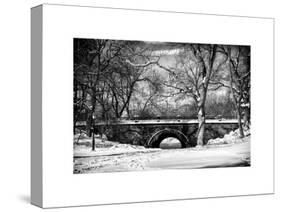 Winter Snow in Central Park-Philippe Hugonnard-Stretched Canvas