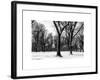 Winter Snow in Central Park-Philippe Hugonnard-Framed Art Print