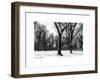 Winter Snow in Central Park-Philippe Hugonnard-Framed Art Print