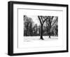 Winter Snow in Central Park-Philippe Hugonnard-Framed Art Print