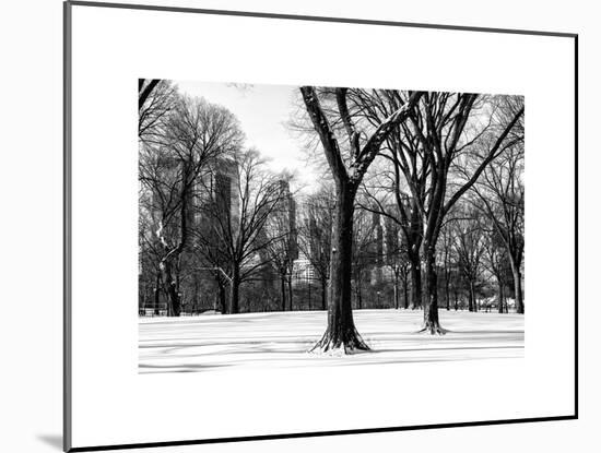 Winter Snow in Central Park-Philippe Hugonnard-Mounted Art Print