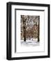 Winter Snow in Central Park-Philippe Hugonnard-Framed Art Print