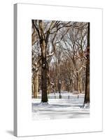 Winter Snow in Central Park-Philippe Hugonnard-Stretched Canvas