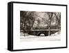 Winter Snow in Central Park-Philippe Hugonnard-Framed Stretched Canvas