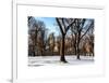 Winter Snow in Central Park-Philippe Hugonnard-Framed Art Print