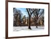 Winter Snow in Central Park-Philippe Hugonnard-Framed Art Print