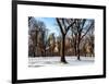 Winter Snow in Central Park-Philippe Hugonnard-Framed Art Print