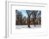 Winter Snow in Central Park-Philippe Hugonnard-Framed Art Print