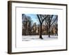 Winter Snow in Central Park-Philippe Hugonnard-Framed Art Print