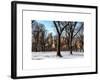 Winter Snow in Central Park-Philippe Hugonnard-Framed Art Print