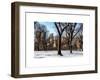 Winter Snow in Central Park-Philippe Hugonnard-Framed Art Print