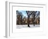 Winter Snow in Central Park-Philippe Hugonnard-Framed Art Print