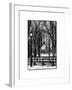 Winter Snow with Street Lamp in Central Park View-Philippe Hugonnard-Framed Art Print