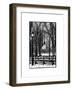 Winter Snow with Street Lamp in Central Park View-Philippe Hugonnard-Framed Art Print