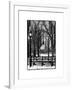 Winter Snow with Street Lamp in Central Park View-Philippe Hugonnard-Framed Art Print