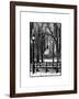 Winter Snow with Street Lamp in Central Park View-Philippe Hugonnard-Framed Art Print