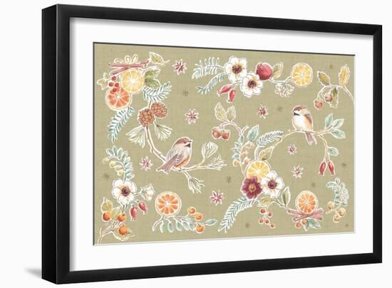 Winter Spice I Color-Daphne Brissonnet-Framed Art Print