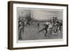 Winter Sport in the Fen Country, a Skating Match-Robert Walker Macbeth-Framed Giclee Print