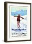 Winter Sports 1928 1929-null-Framed Art Print