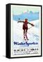 Winter Sports 1928 1929-null-Framed Stretched Canvas