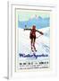 Winter Sports 1928 1929-null-Framed Art Print