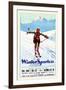 Winter Sports 1928 1929-null-Framed Art Print