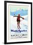 Winter Sports 1928 1929-null-Framed Art Print