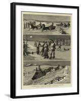 Winter Sports at Halifax, Nova Scotia-null-Framed Giclee Print