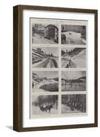 Winter Sports at St Moritz, Upper Engadine-null-Framed Giclee Print