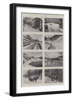 Winter Sports at St Moritz, Upper Engadine-null-Framed Giclee Print