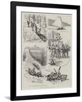Winter Sports in Canada-null-Framed Giclee Print