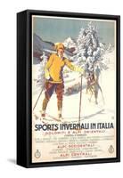 Winter Sports in Italy-null-Framed Stretched Canvas