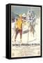 Winter Sports in Italy-null-Framed Stretched Canvas