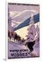 Winter Sports in the Vosges-null-Framed Photographic Print