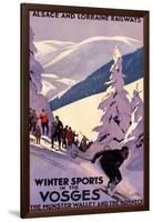 Winter Sports in the Vosges-null-Framed Photographic Print