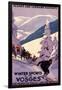 Winter Sports in the Vosges-null-Framed Photographic Print